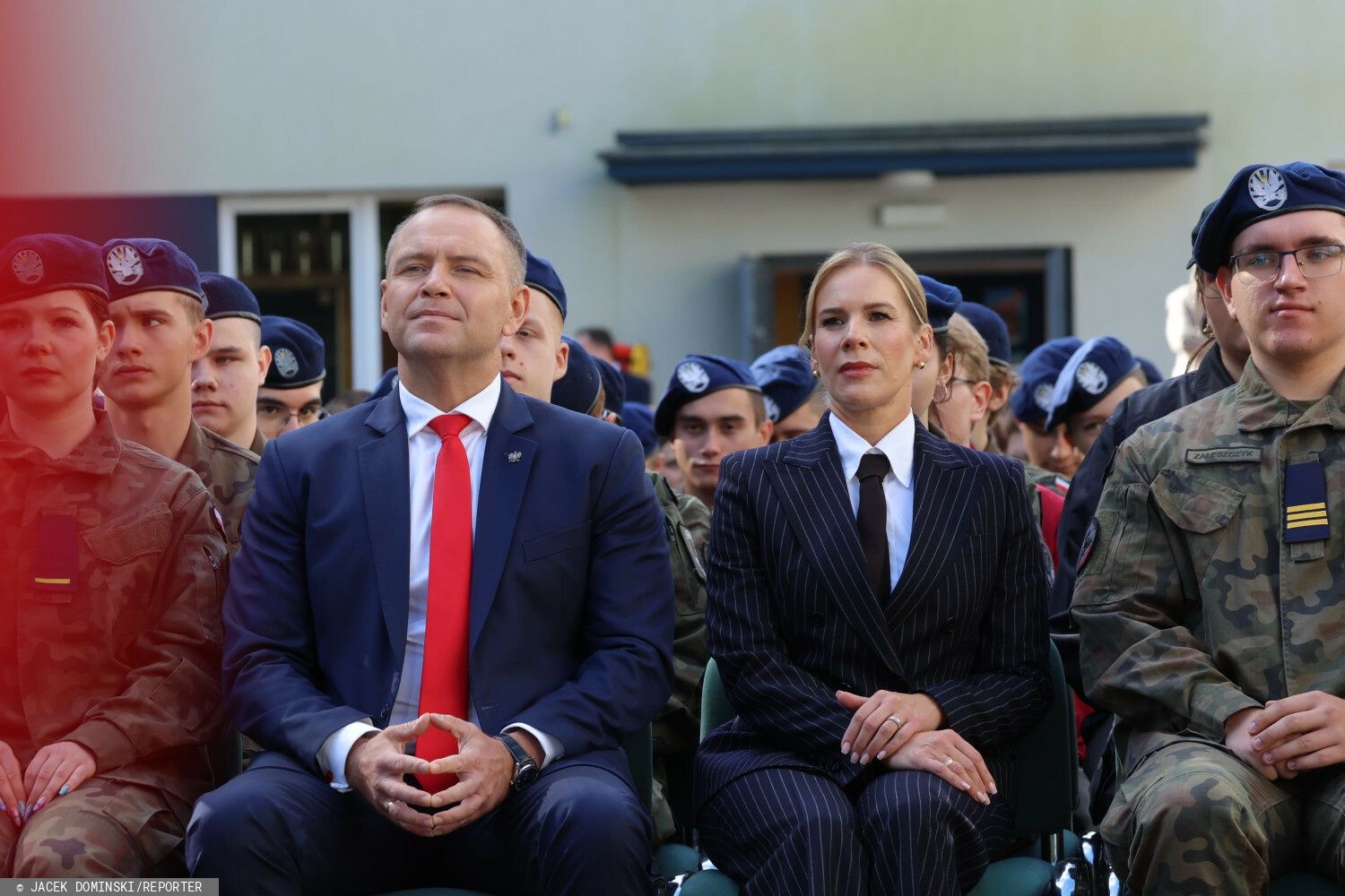 Karol i Marta Nawroccy na inauguracji roku szkolnego
