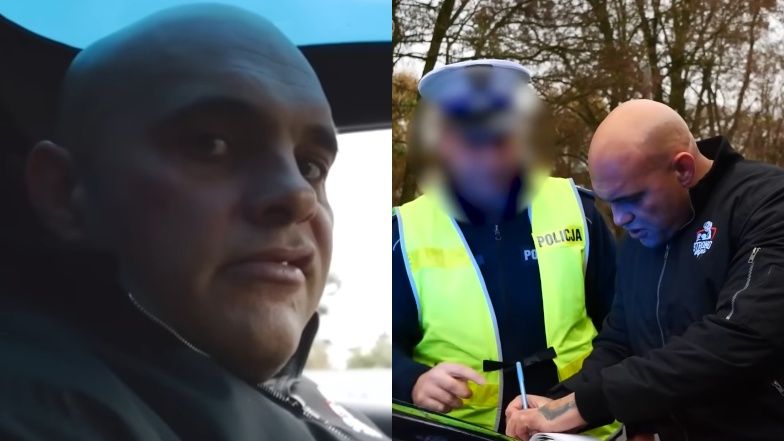 Dominik Albus z "Gogglebox" awanturuje się podczas kontroli drogowej
