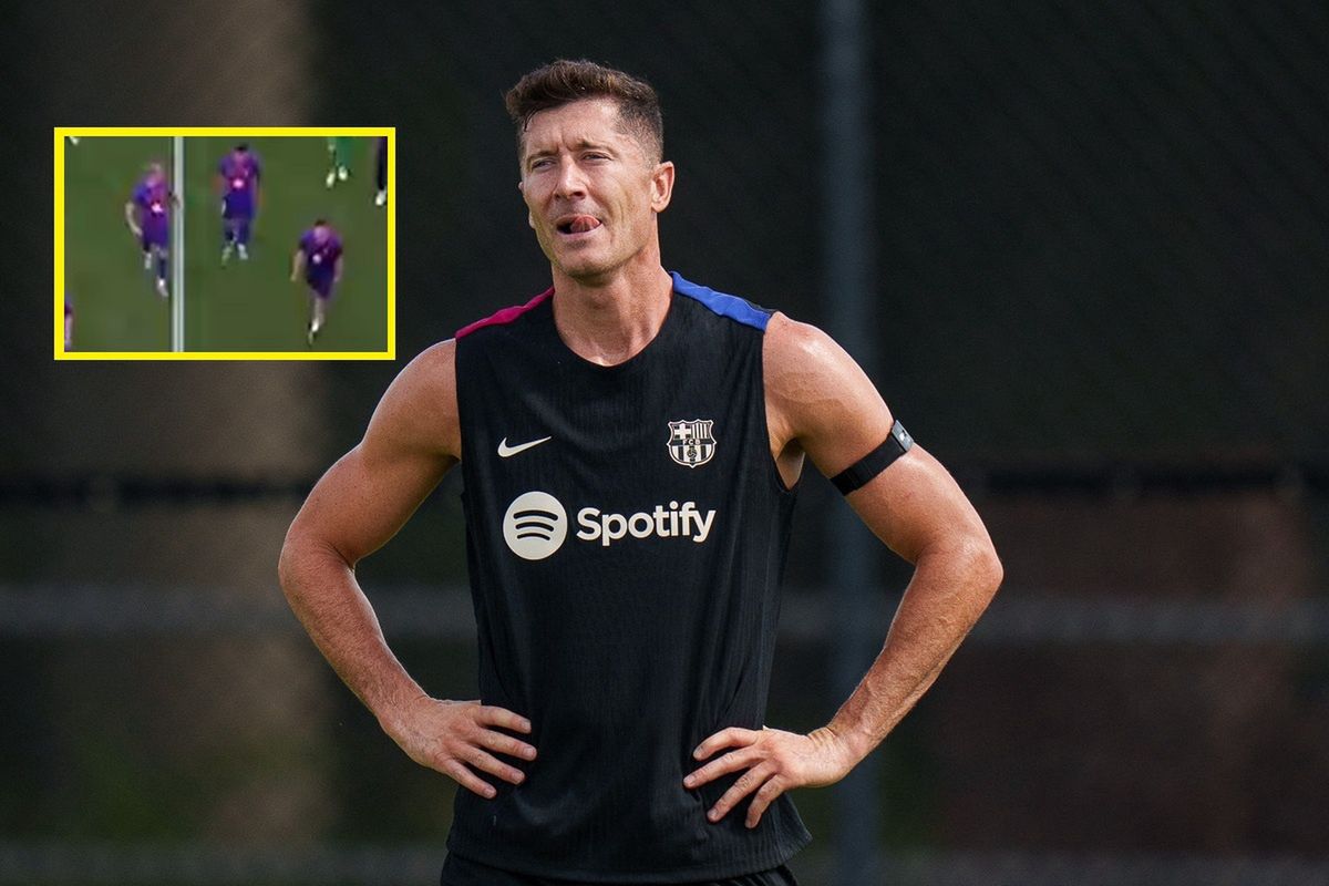 Robert Lewandowski parodiował kompana. Jak mu poszło?