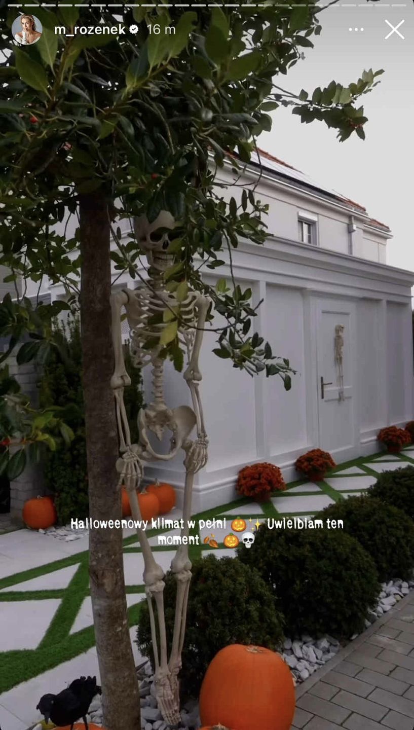 Dom Małgorzaty Rozenek-Majdan na Halloween