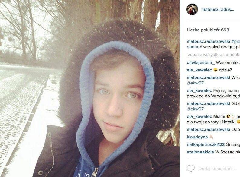 Mateusz Raduszewski (fot. Instagram)