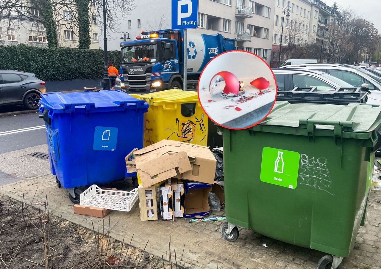 Gdzie wyrzucić zbitą bombkę? Większość popełnia ten sam błąd