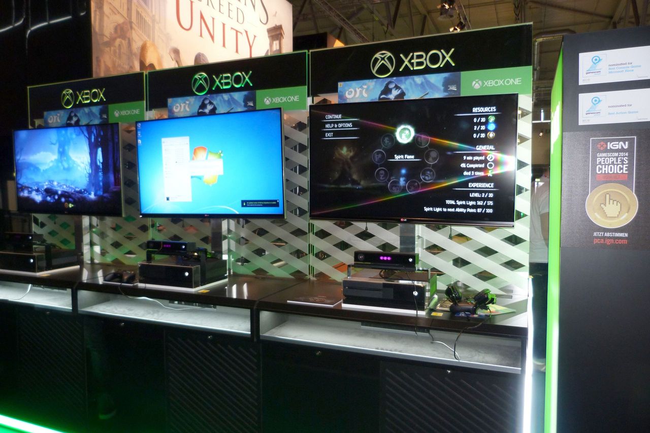 Na targach Gamescom gry prezentowane na Xboksie One uruchomione były na komputerze