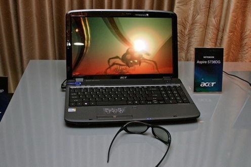 Acer Aspire 5738DG - pierwszy laptop 3D 2
