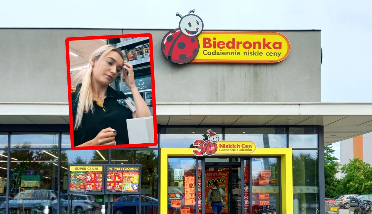 Kasjerka Biedronki podzieliła się nagraniem. "Poproszę 99,50". Ale poruszenie