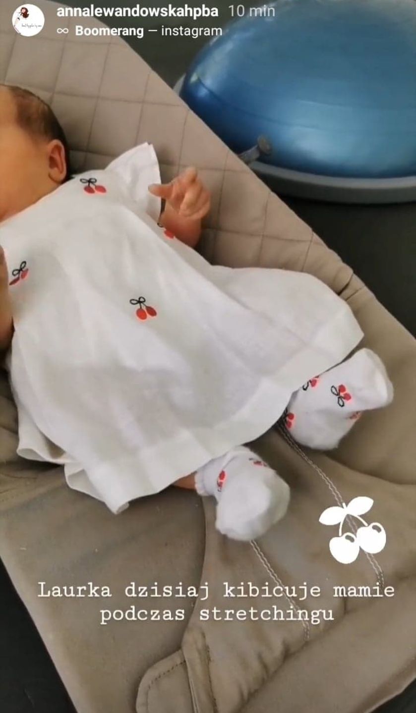 Anna Lewandowska chwali się zdjęciem Laury