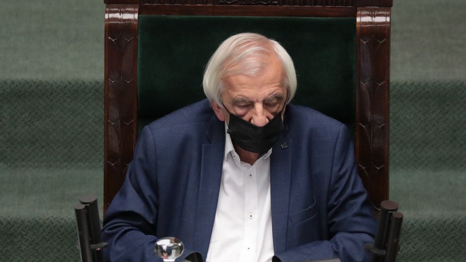 36 Posiedzenie Sejmu IX Kadencji11.08.2021 Warszawa , Sejm . Wicemarszalek Ryszard Terlecki podczas sprawozdania Komisji o poselskim projekcie ustawy o zmianie ustawy o radiofonii i telewizji tzw Lex TVN .
Fot. Slawomir Kaminski / Agencja Wyborcza.plFot. Slawomir Kaminski  / Agencja Wyborcza.plsejm, lex tvn, 36 posiedzenie, posiedzenie, /FR/