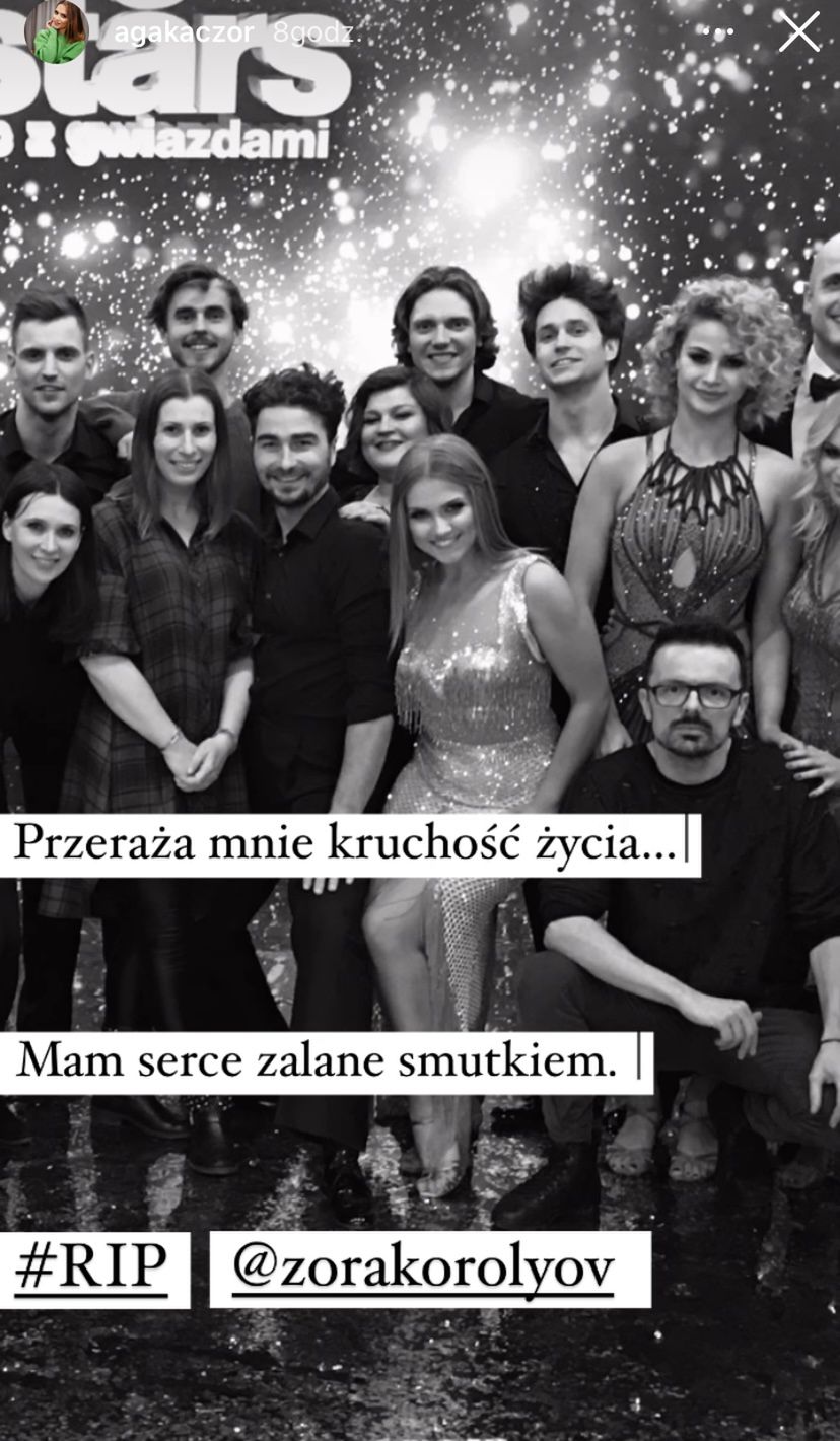 Żora Korolyov nie żyje. Agnieszka Kaczorowska żegna tancerza