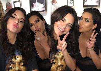 Kim Kardashian pokazała "selfie" z trzema siostrami (FOTO)