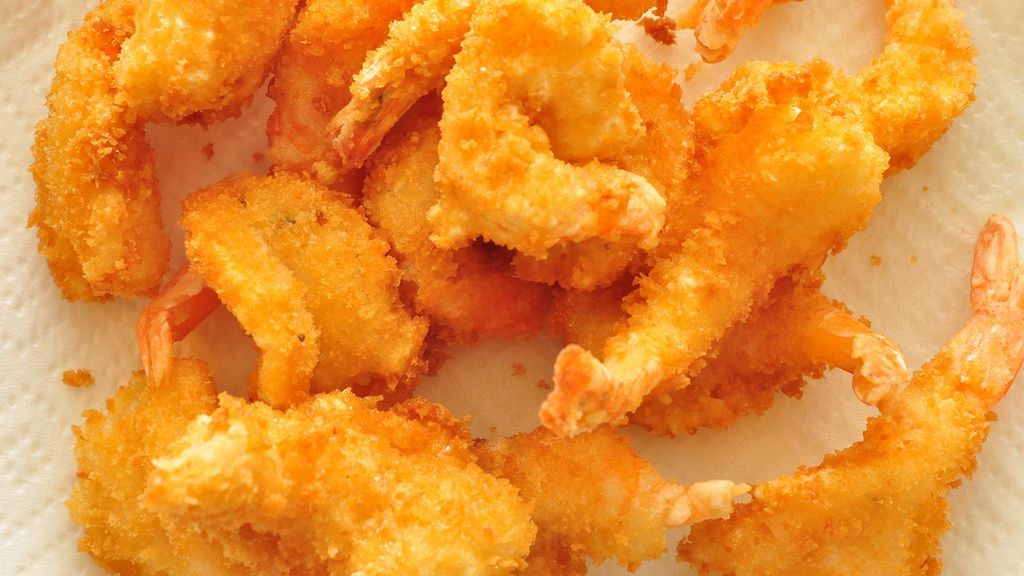 Krewetki smażone w panierce