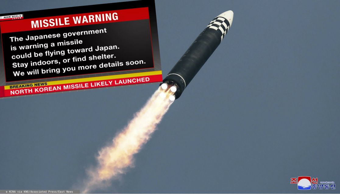 Korea Północna wystrzeliła rakietę w kierunku Japonii. Władze w Tokio alarmują