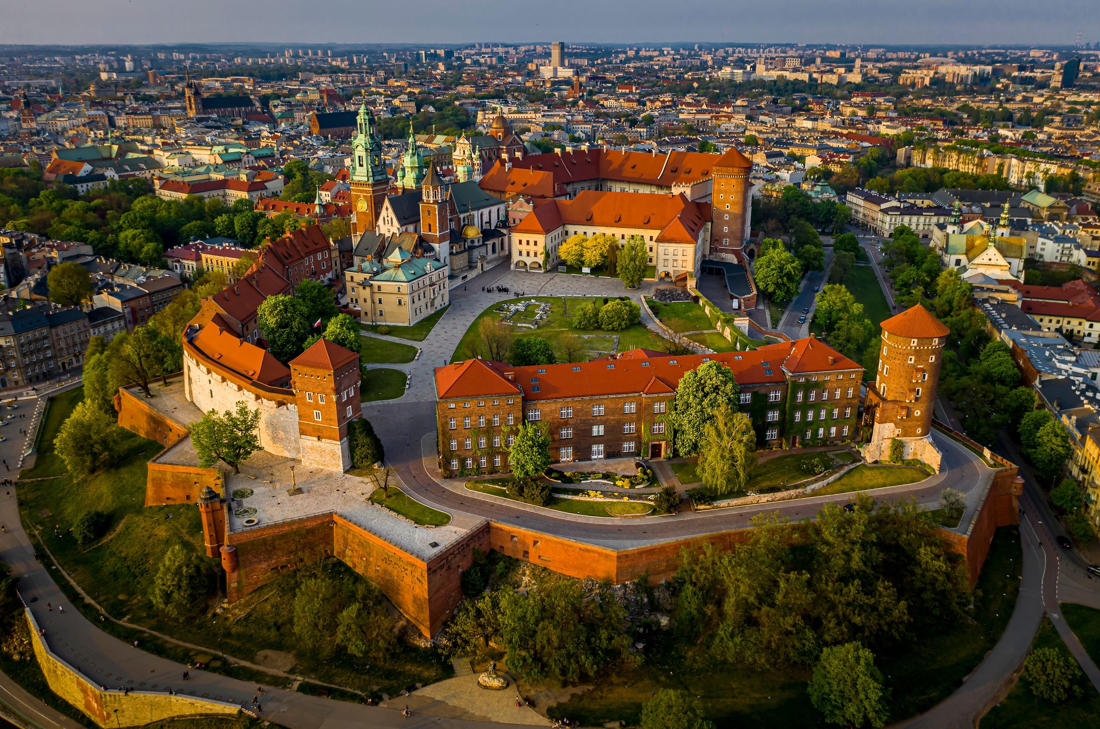 Wawel z lotu ptaka