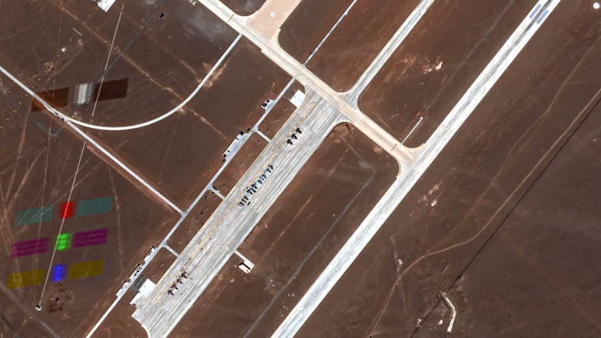 Satelita Starlink na zdjęciu z kosmosu