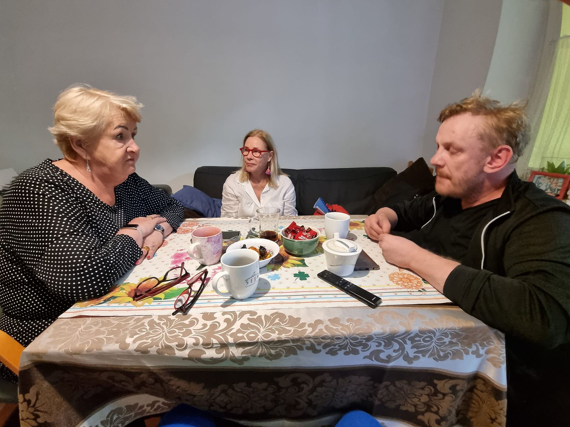 Bartosz Żukowski, Małgorzata Potocka i Henryka Krzywonos
