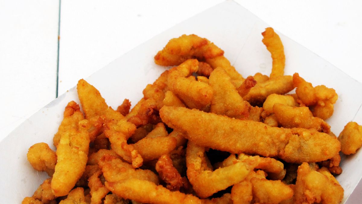 Małże smażone w panierce