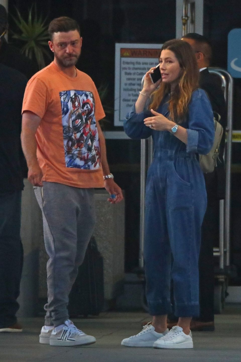 Justin Timberlake i Jessica Biel wracają z wakacji w Cabo