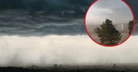 Była godzina 18. Zdjęcia z Pomorza krążą w sieci. "Wszędzie pył"