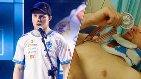 Jego wypadek wyglądał paskudnie! Wicemistrz świata wysłał kibicom wiadomość ze szpitala