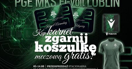 Rusza sprzedaż karnetów na PGE MKS El-Volt. Kup karnet i zgarnij koszulkę
