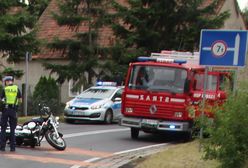 Tragiczny wypadek w Rogalicach. Zginął motocyklista z pasażerką