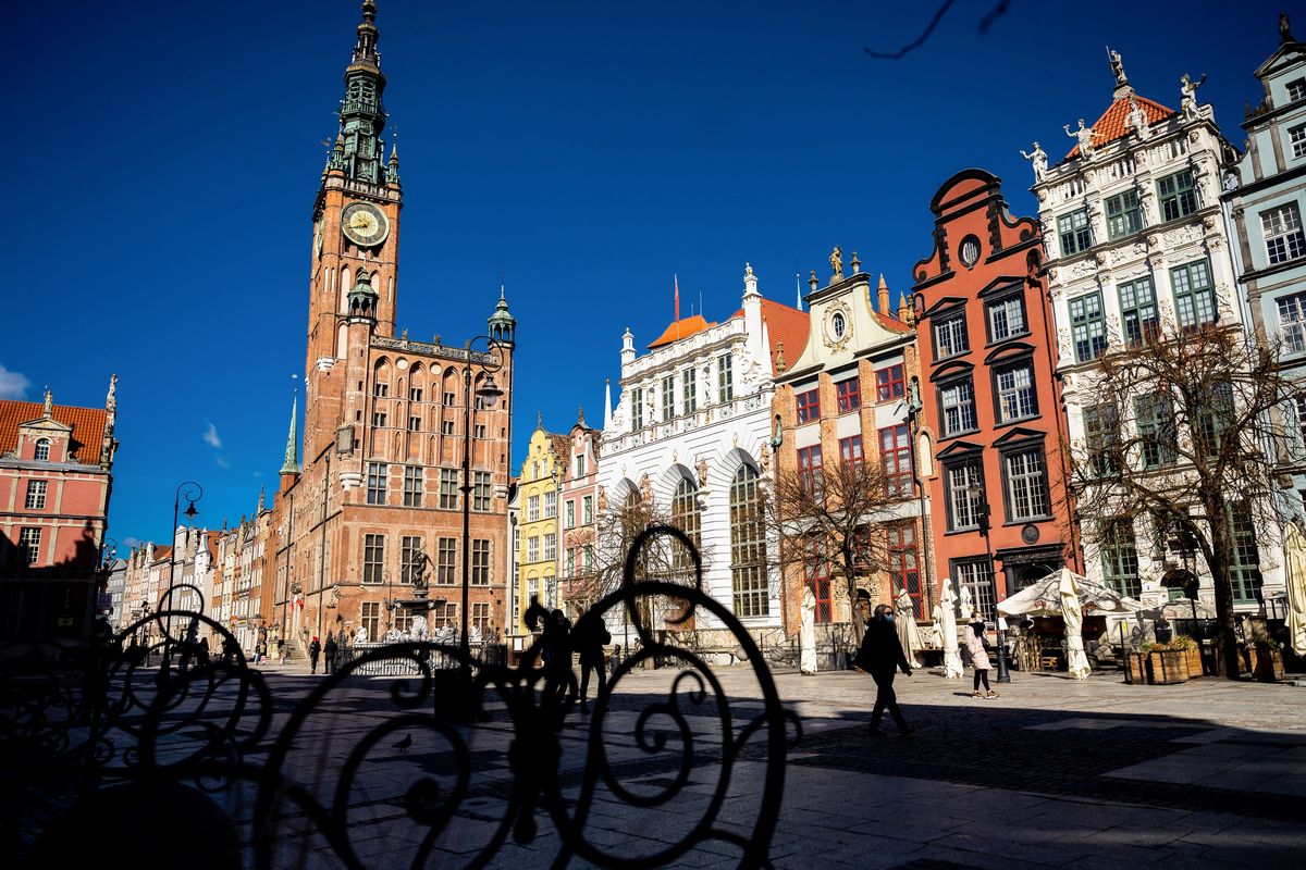 Gdańsk. (Photo by Mateusz Slodkowski/SOPA Images/LightRocket via Getty Images)