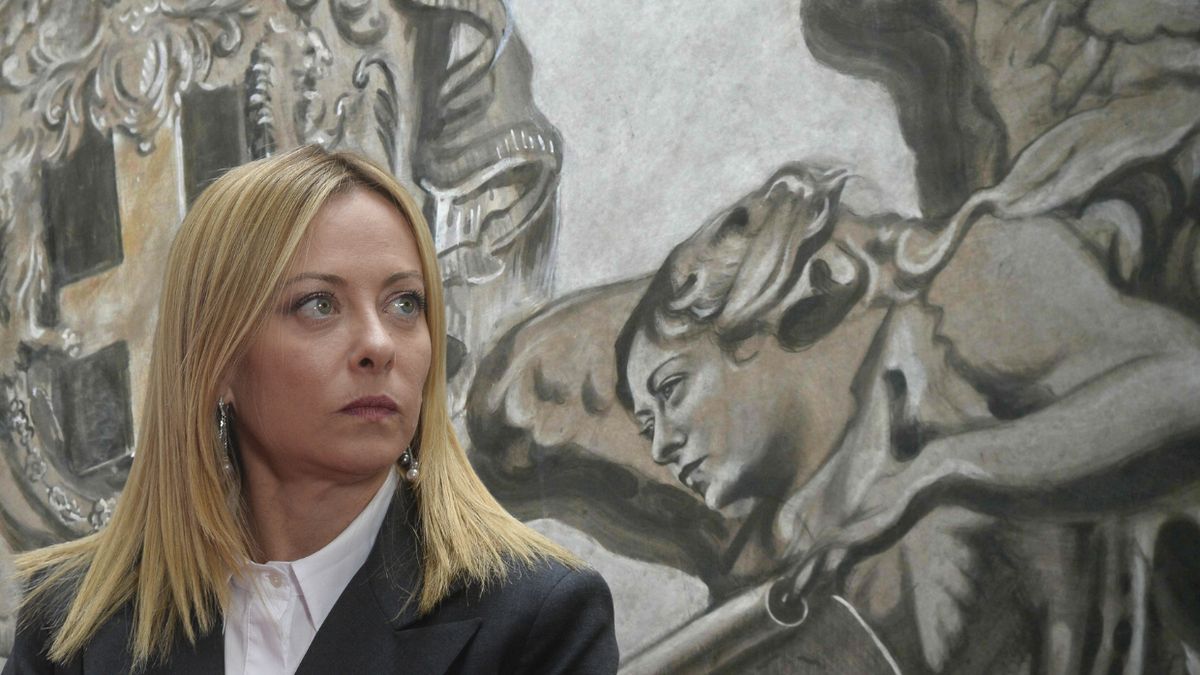 Wizerunek szefowej rządu na rzeźbie w bazylice w Rzymie.