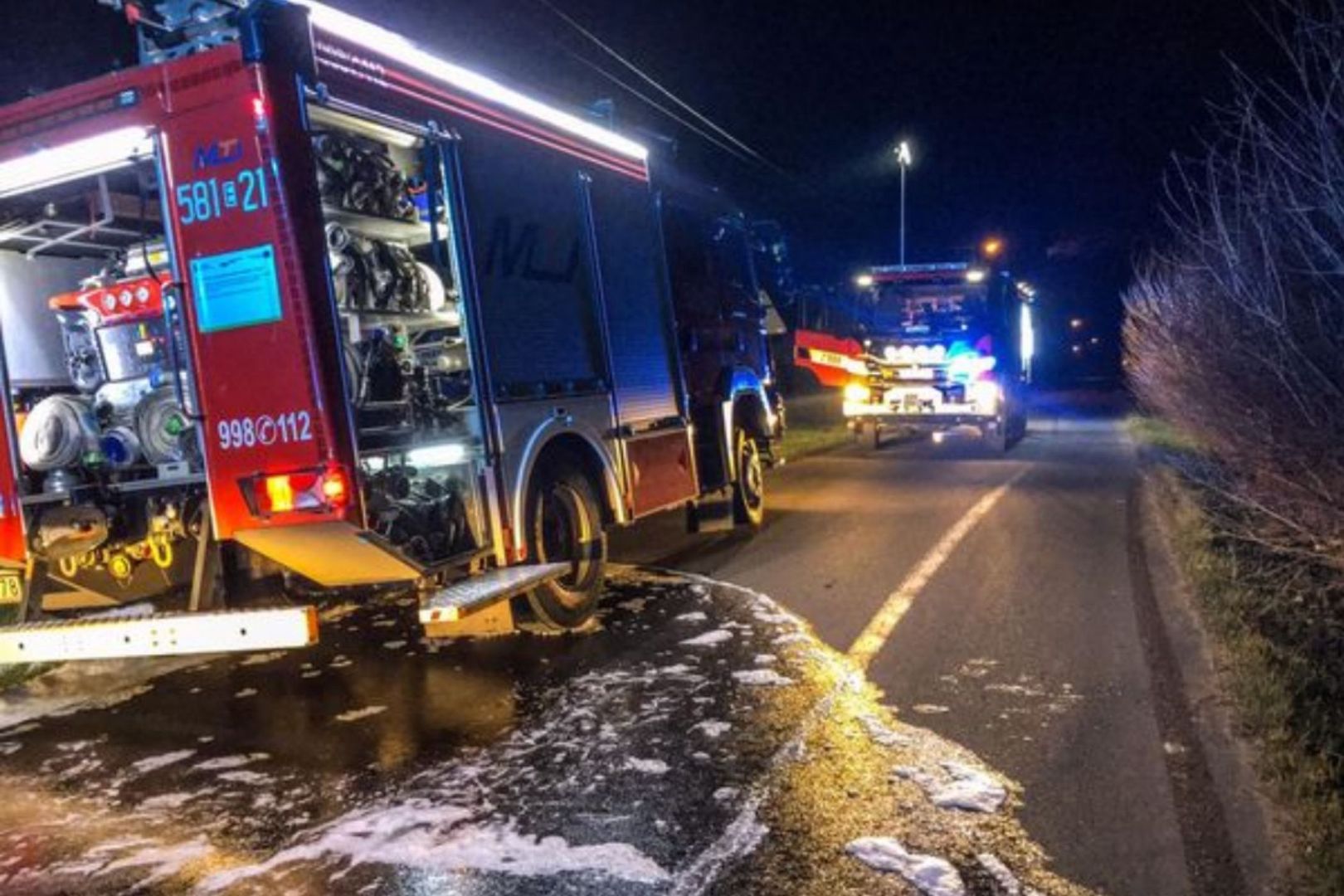 Aleksandrów Łódzki. Podpalił samochody i dom. Chciał zabić rodzinę