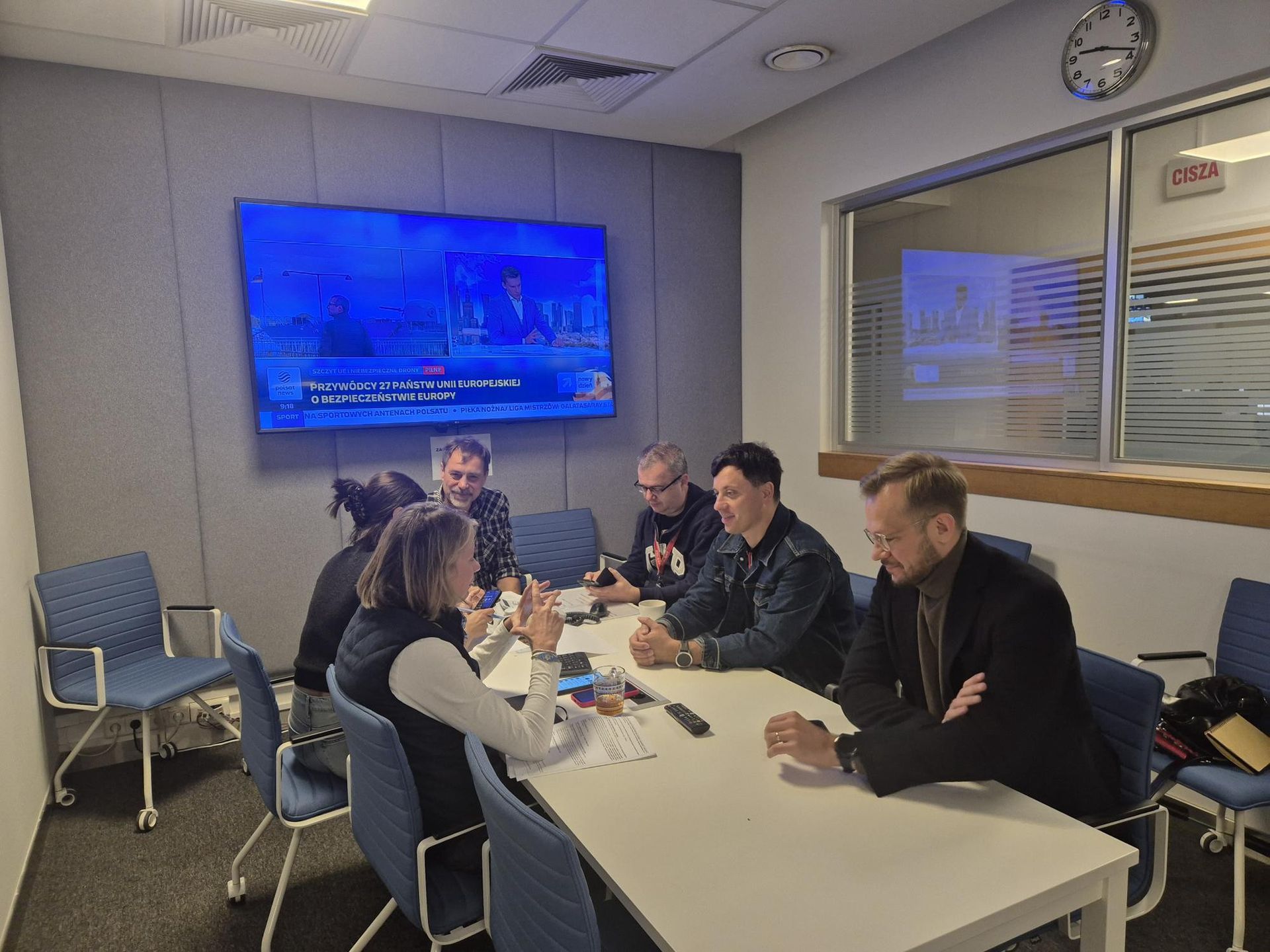 Poranne kolegium redakcyjne "Polsatu"