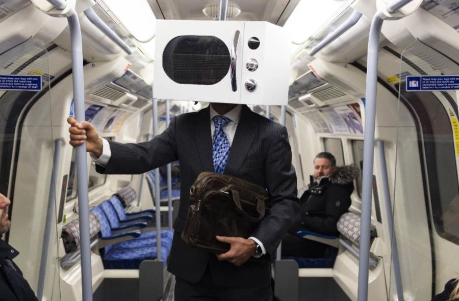 UK: Microwave Man fights for people's health in London