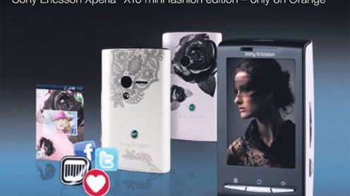 Limitowana edycja Sony Ericsson X10 mini w Orange UK 1