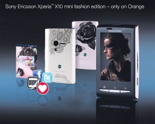 Sony Ericsson Xperia X10 mini fashion edition