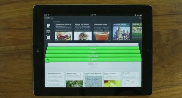 Nowy interfejs Evernote'a (fot. Evernote)