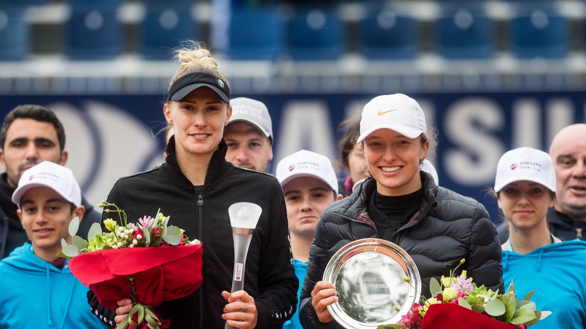 Polona Hercog i Iga Świątek, mistrzyni i finalistka Samsung Open 2019
