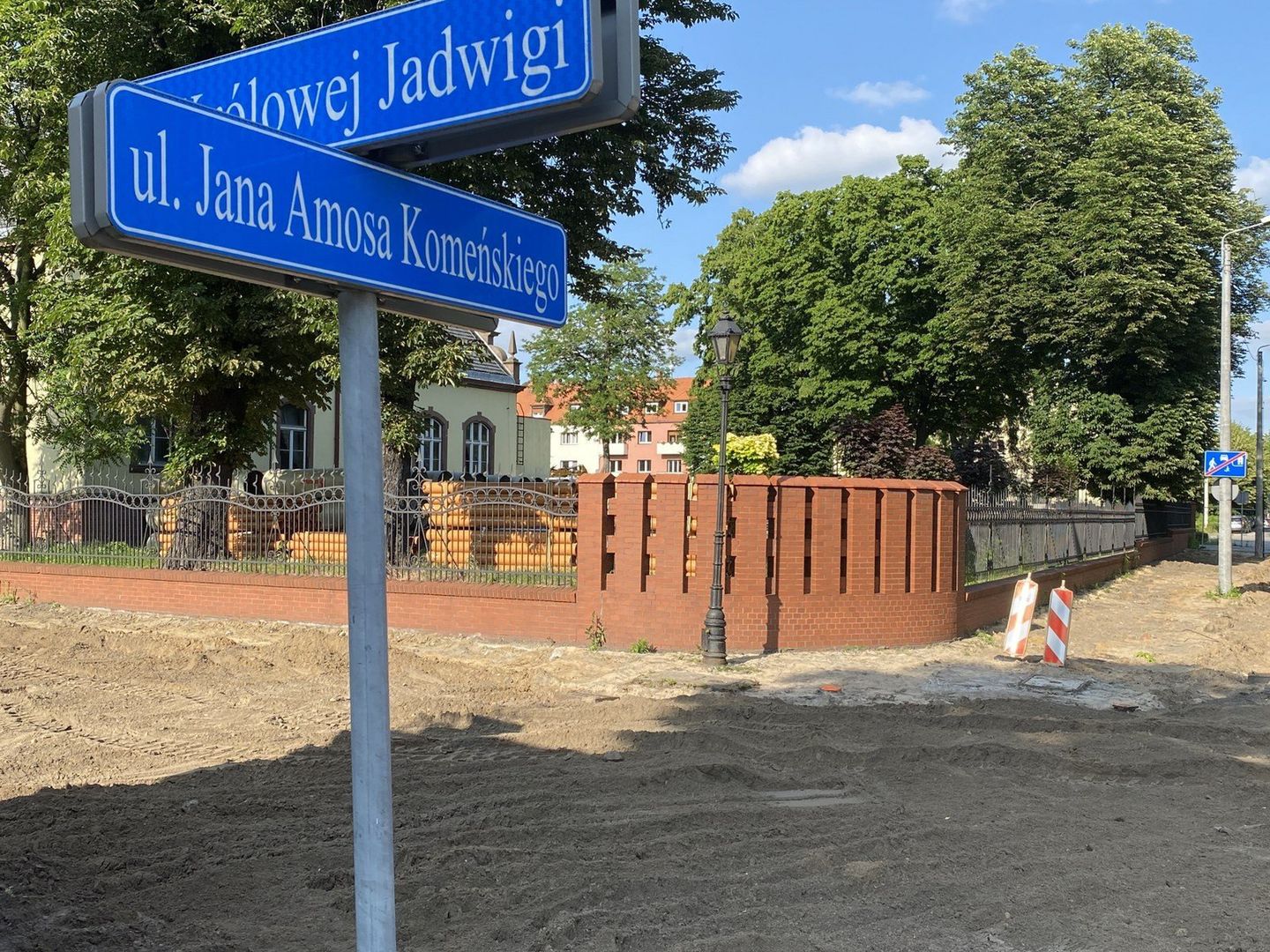 Ulica Królowej Jadwigi w Lesznie
