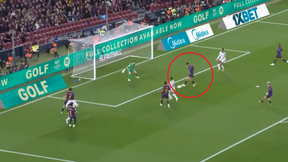 "Strzelił gola Kylianem Mbappe". Wielki błąd Barcelony [WIDEO]
