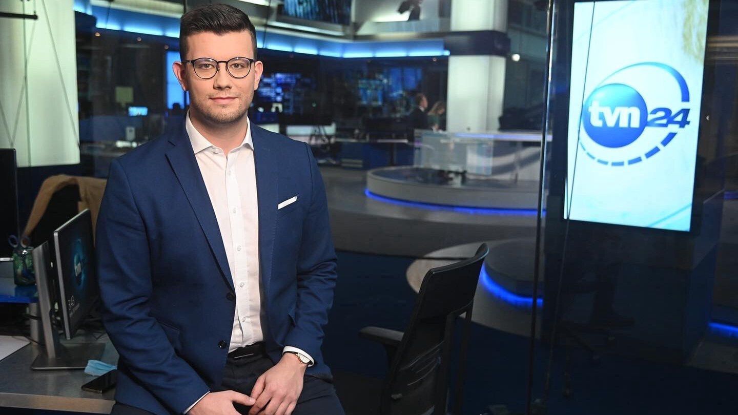 Artur Molęda od końca 2021 r. pracuje dla TVN24