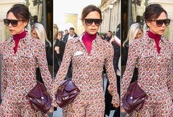LOOK OF THE DAY: Victoria Beckham pokazuje, jak nosić letnią sukienkę zimą