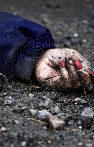 Ta fotografia stała się symbolem masakry dokonanej przez Rosjan w Buczy
