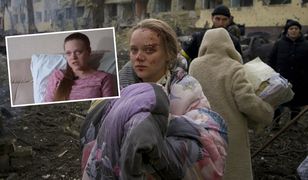 Ukraina. Ofiara nalotu na szpital znalazła się w rękach Rosjan. Nakłonili ją do wywiadu 