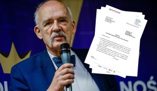 WP: Janusz Korwin-Mikke potępiany za skandaliczne wpisy o zbrodniach w Ukrainie. Jest wniosek o karę