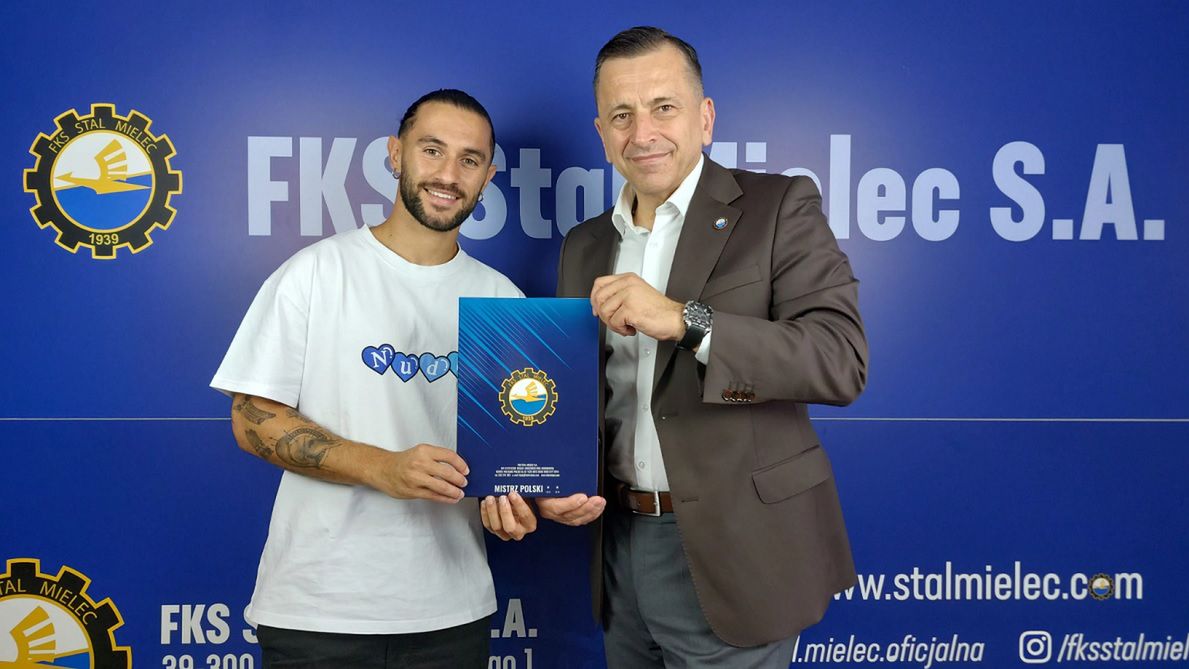 Materiały prasowe / Stal Mielec / Na zdjęciu: Mario Losada trafił do Stali Mielec