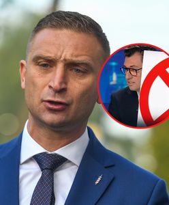 Bąkiewicz dostał "nakaz wyjazdu" z Radomia. Poseł KO przyniósł znak