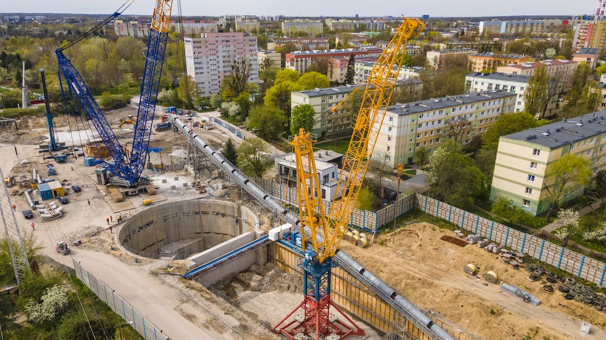 Budowa kolejowego tunelu średnicowego w Łodzi