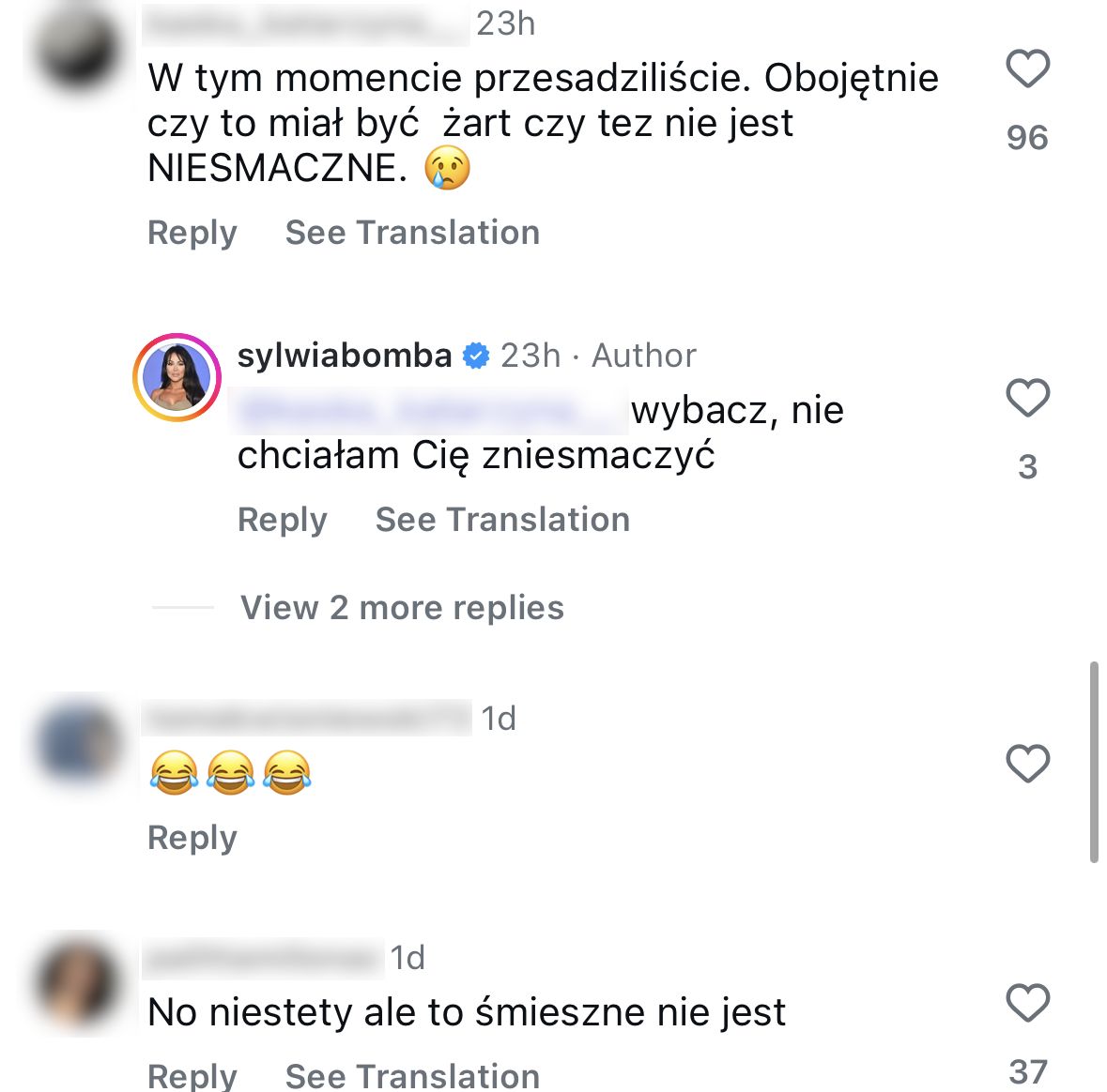 Internauci krytykują Sylwię Bombę