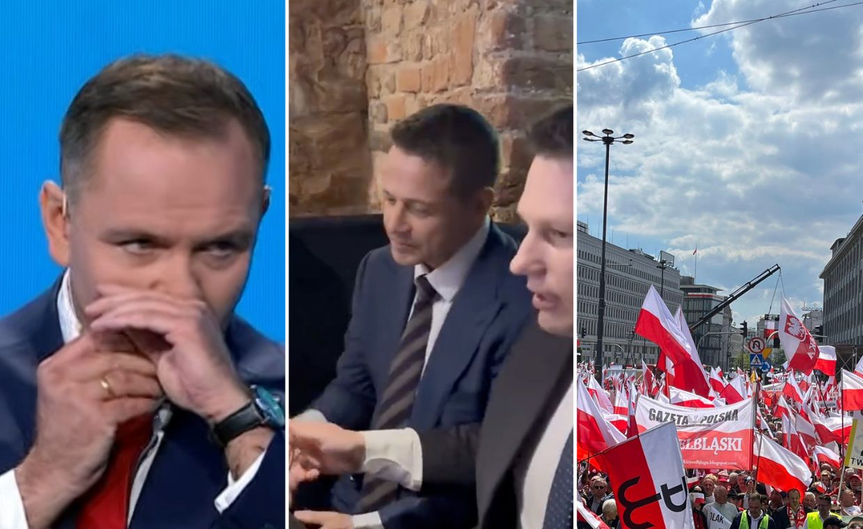 Snus Nawrockiego, piwo Mentzena i Trzaskowskiego i wielkie marsze w Warszawie. Ten weekend obfitował w ciekawe wydarzenia