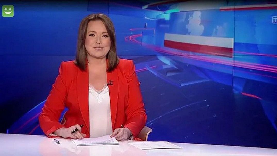 Danuta Holecka i "Wiadomości" TVP zostały przerobione
