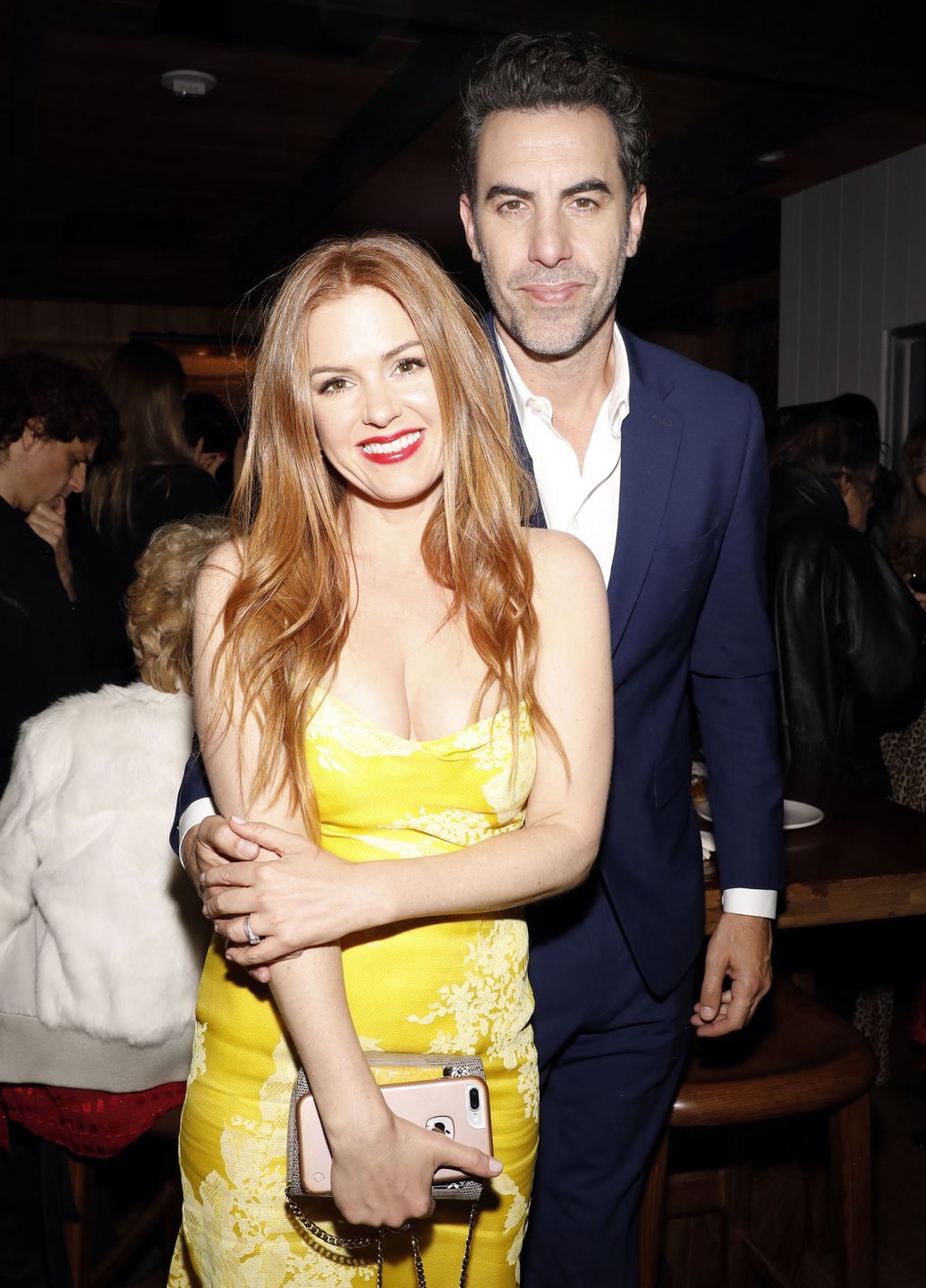 Isla Fisher, Sacha Baron Cohen
