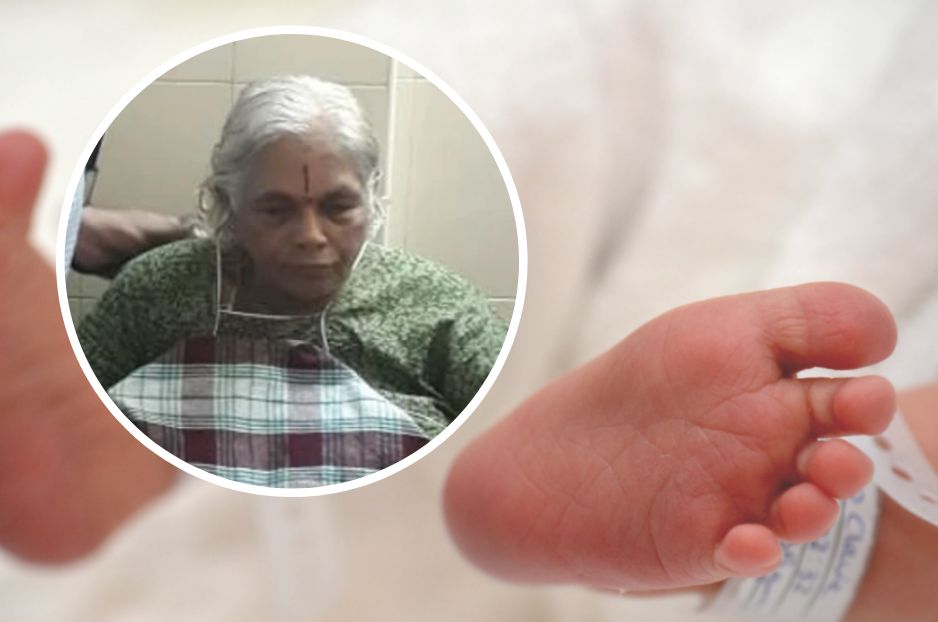 Indie. Najstarsza matka świata i ojciec dzieci leżą na oddziale intensywnej opieki