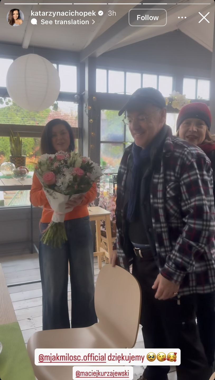 Niespodzianka dla Kasi Cichopek na planie "M jak Miłość"