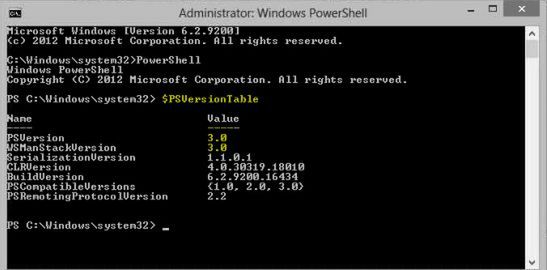 Windows 8 - PowerShell 3.0